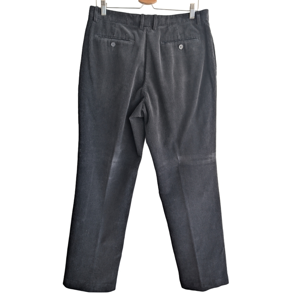 Tommy Hilfiger Men's 34 Waist x‎ 32 Length Black Cotton Corduroy Pants